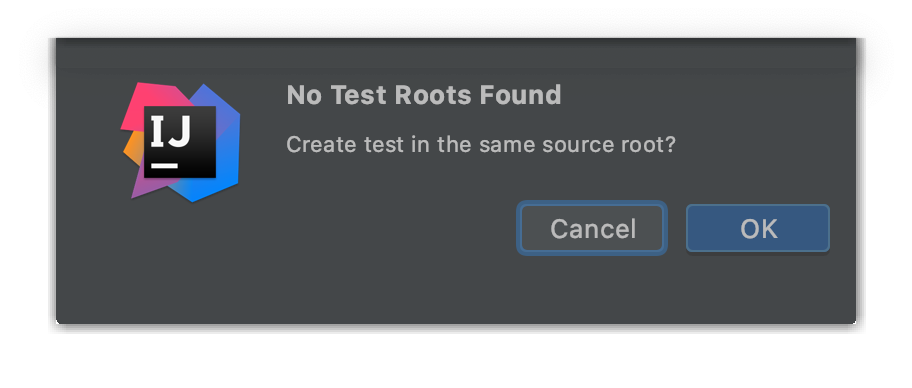 No Test Roots Found